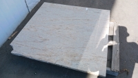 Slab of Granite Ivory Brown Polished 52x49.5 - 2