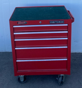 Large Rolling Craftsmen Toolbox 27”x18”x24”