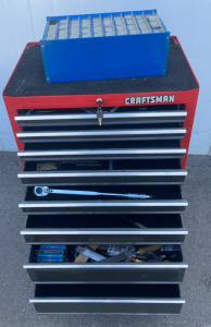 Large Rolling Craftsman Toolbox 27”x18”x41”