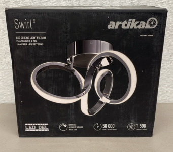 Artika Swirl LED Ceiling Light Fixture