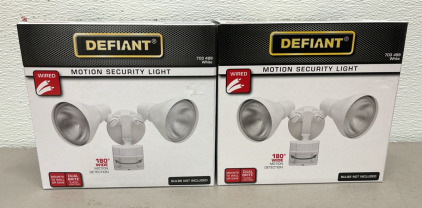 (2) Defiant Motion Security Lights