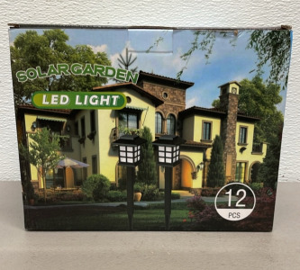 Solar Garden 12 Piece Solar LED Light Set