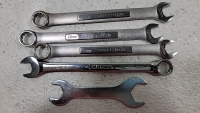 Assortment of nuts, bolts, washers in so sizes in length and width. (10)Rolls of foam adhesive, several steel strapping seals, several aluminum Z clips, electrical straps and screw connectors. Pressure nozzle, (3) spring grips (1) metal hanger strap, seve - 13