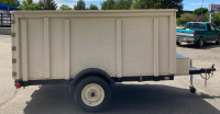 Single Axle 15&rsquo; Wooden Box Trailer