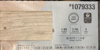 (2) Boxes of Stainmaster Waterproof Vinyl Flooring - Blonde Oak - 3