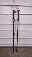 6' Ladder w/ Nail/ Tool Belt & (2) Metal Pole Clamps - 3