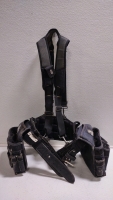 6' Ladder w/ Nail/ Tool Belt & (2) Metal Pole Clamps - 4