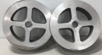 (2) Aluminum Round wheel