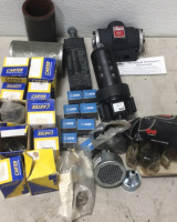 (10) Carter Cam Yoke Rollers Bearings (8) Axis Bearings (1) 4-Pack SYI Bearings (2) Pneumatic Air Motor Muffler Silencer AC990 & AC980 (1) Dayton SpeedClamp w/Bracket (1) air line compression filter (2) Filter Insert for 3&rdquo; Air Exhaust Muffler (1) AAA Val - 4