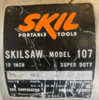 10&rdquo; Blade Skilsaw Model 107 - 3