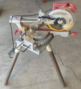 10” Chicago Electric Compound Slide Miter Saw With Stand