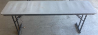 (6) 6&rsquo;x30&rdquo; Grey Tables (2) 6&rsquo;x18&rdquo; Grey Tables (7) 8&rsquo;x18&rdquo; Grey Tables - 3