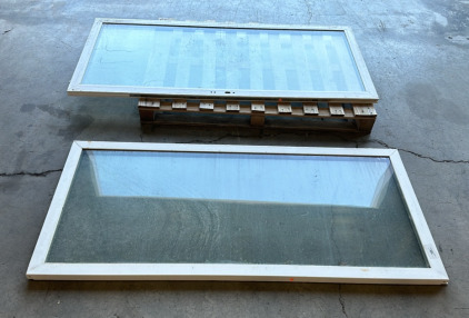 77 1/2’’ x 36’’ Glass Sliding Door Set