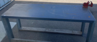Galvanized Steel Work Bench With Columbian 1035 Vise - 3