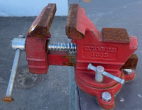 Galvanized Steel Work Bench With Columbian 1035 Vise - 5