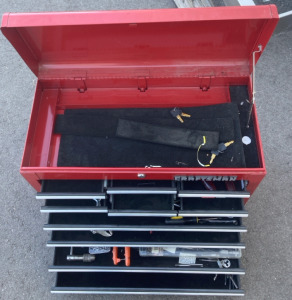 Large Craftsman Toolbox 27”x18”x54”