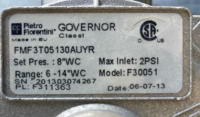 Advanced Distributor Products Heater Model: SEP-145A-5 - 6