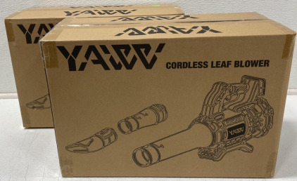 (2) YAWV Cordless Leaf Blowers For Dewalt 20V Battery (Battery Not Included)