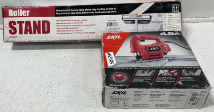 Roller Stand & Skil Variable Speed Jig Saw