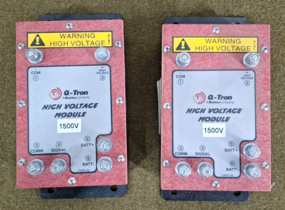 (2) Q-Tron, 1500V High Voltage Modules