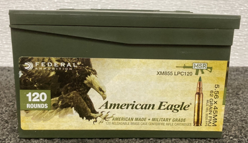 (120)Rds Federal American Eagle 5.56x45