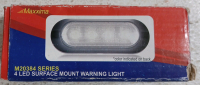 (1) 1,200 Lumen Rectangular Worklight (1) Rectangular 6 LED Worklight (1) Extreme Temperature 700 Lumen 4 LED Surfsce Mount Worklight (1) LED Flexible Strips (1) LED Surface Mount Warning Light - 2