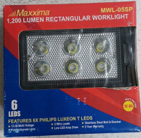 (1) 1,200 Lumen Rectangular Worklight (1) Rectangular 6 LED Worklight (1) Extreme Temperature 700 Lumen 4 LED Surfsce Mount Worklight (1) LED Flexible Strips (1) LED Surface Mount Warning Light - 5