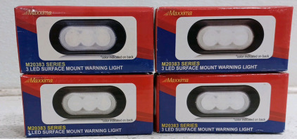 (4) 3 LED Surface Mount Warning Light