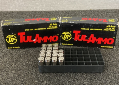 (118)Rds .45 Auto Ammo