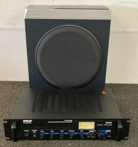 SONY Speaker with PYLE Amplifier