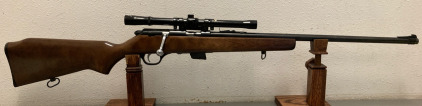 Glenfield Model 25 .22 S/L/LR Bolt Action Rifle With Like New Period Scope&mdash; NVSN