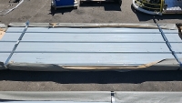 Bundle of Corrugated Steel Roofing, 10' x 3'