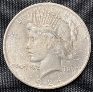 1924 Peace One Dollar