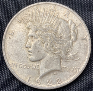 1922 Peace One Dollar