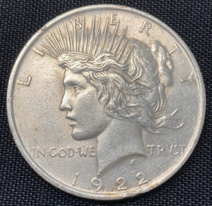 1922 Peace One Dollar