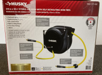 HUSKY 3/8"x50' SELF-RETRACTING HYBRID AIR HOSE - NIB - 2