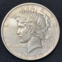 1922 Peace One Dollar