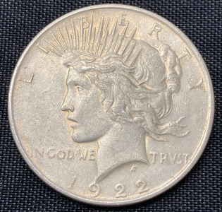 1922 Peace One Dollar