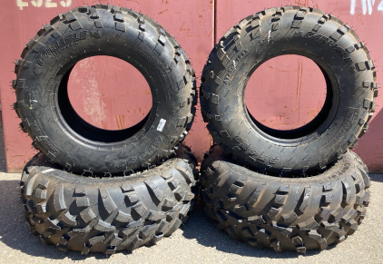 ATV TIRES - CARLISLE - (2)25x8-10, (2)25x10-12