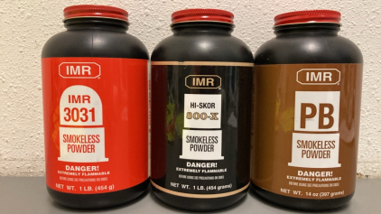 (3) Unopened IMR Smokeless Gun Powder Bottles