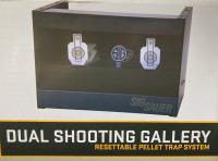 SIG Dual Shooting Gallery Resettable Pellet Trap System