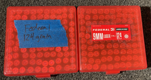 Federal 9mm Luger FMJ 124 Grain (200Bullets)