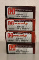 (63) Hornady Superformance .308 WIN, 150gr. Interbond Rounds - 3