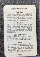 The Nixon Stand Action Team 1968 Cards - 2