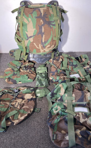 Military/Hunting Backpack W/ Accessories & Smaller Packs