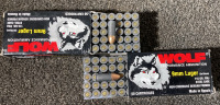 Wolf Performance Ammunition 9mm Luger (9x19mm) 115 GR FMJ Steel Case - 3