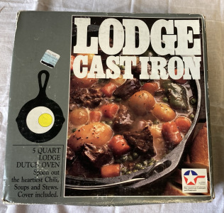 Lodge Cast Iron 5qt Dutch Oven