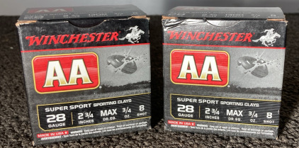 Winchester AA Super Sport -Sporting Clays 28Gauge 2-3/4” 1300Velocity 3/4oz. 8Shot