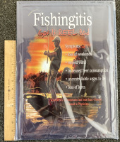 Fishingitis Metal Sign - 2