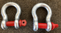 (5) Screw Pin Anchor Lift Shackles - 2-3/4”, 7/8”,1”,1-1/8” - 4